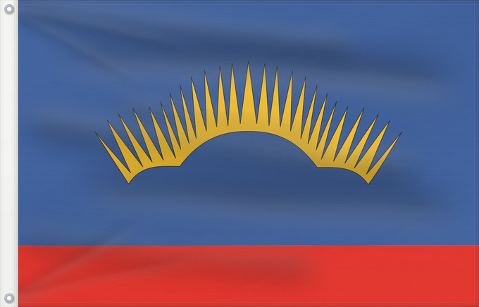 Drapeau, avec deux œillets métalliques et guindant renforcé : Murmansk Oblast	Oblast de Mourmansk	Óblast de Múrmansk	Oblast Murmansk	Oblast 'di Murmansk