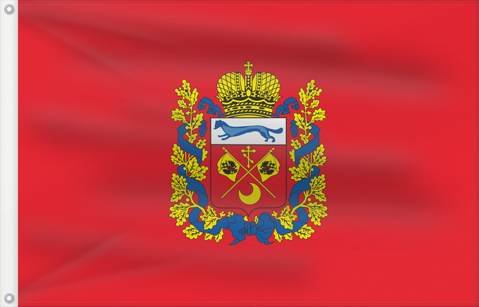 Drapeau, avec deux œillets métalliques et guindant renforcé : Orenburg Oblast Orenburg Oblast Oblast d'Orenbourg Óblast de Oremburgo Oblast Orenburg