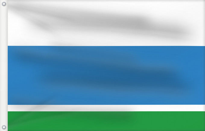 Drapeau, avec deux œillets métalliques et guindant renforcé : Sverdlovsk Oblast Sverdlovsk Oblast, Russia Oblast de Sverdlovsk Óblast de Sverdlovsk Oblast Swerdlowsk Флаг Свердловской области