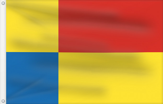 Drapeau, avec deux œillets métalliques et guindant renforcé : Kosicky vlajka Košice Region Région de Košice Región de Košice Košice (Region)