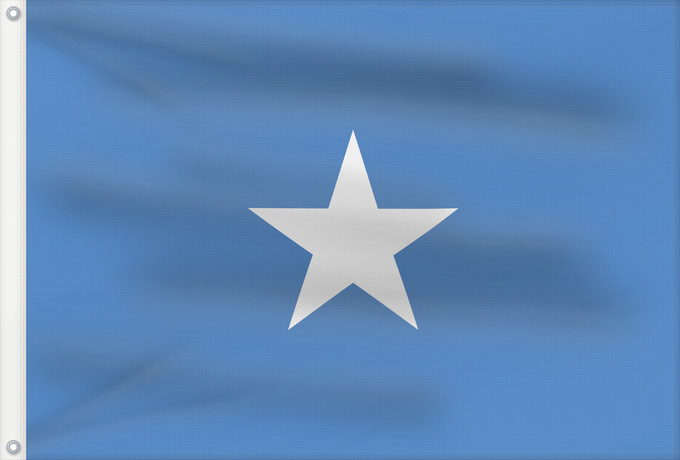 Drapeau, avec deux œillets métalliques et guindant renforcé : Somalia	Somalie	Somalië	علم الصومال	ソマリアの国旗	Прапор Сомалі