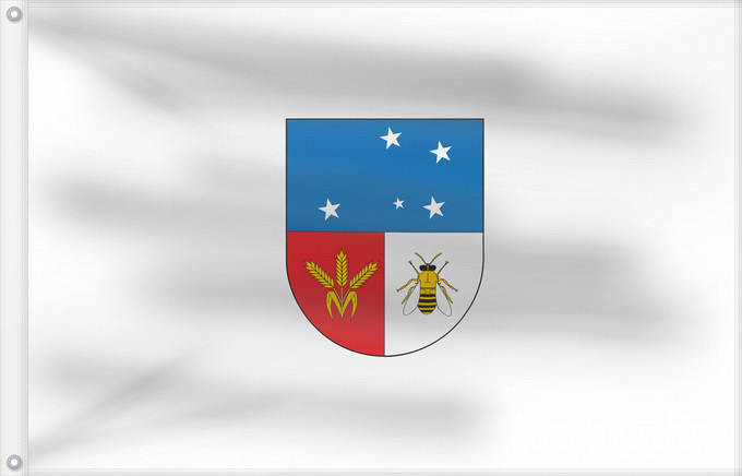 Drapeau, avec deux œillets métalliques et guindant renforcé : Colonia Department Colonia département de Colonia