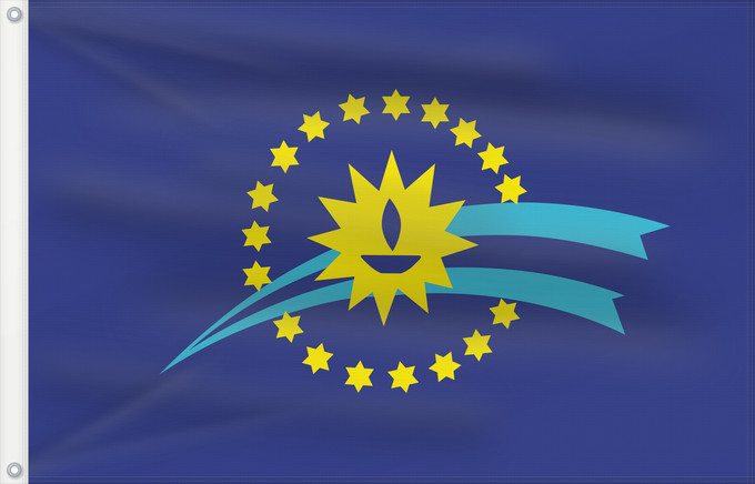 Drapeau, avec deux œillets métalliques et guindant renforcé : Durazno Department Durazno département de Durazno Durazno