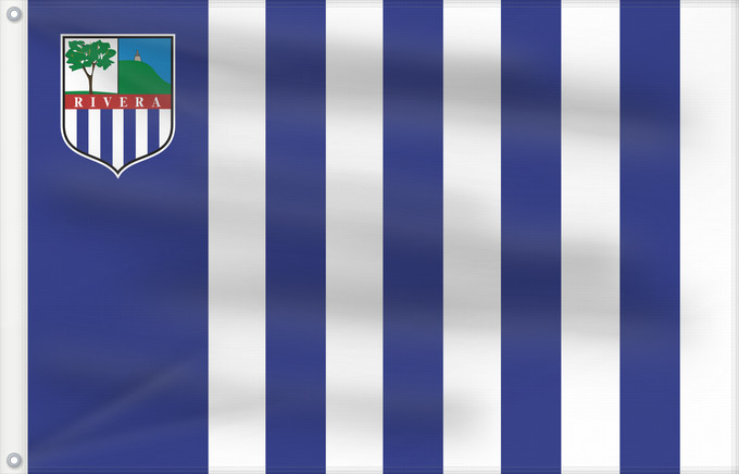 Drapeau, avec deux œillets métalliques et guindant renforcé : Rivera Department Rivera