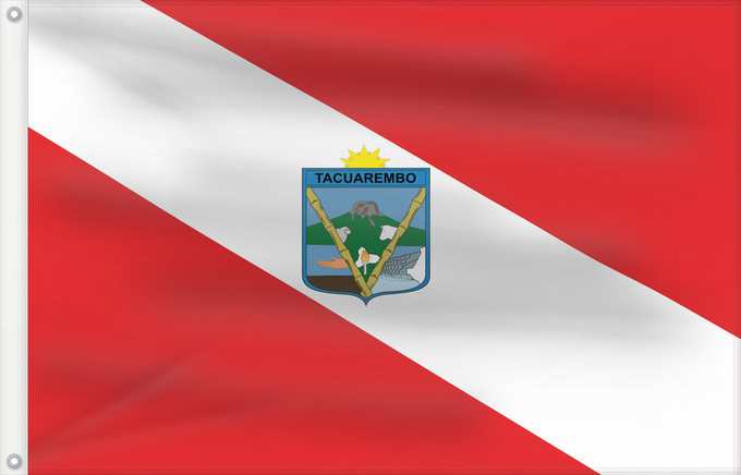 Drapeau, avec deux œillets métalliques et guindant renforcé : Tacuarembó