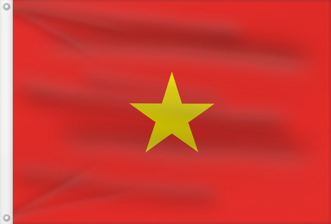 Flag, with two metal eyelets and reinforced hoist: Vietnam Viêt Nam Vietnã Vo Vietnam علم فيتنام Vietnamu Σημαία του Βιετνάμ Vjetnamio 越南國旗 Ye̍t-nàm koet-khì Vijetnama 越南の国旗 / ベトナムの国旗 Vietnam bayrağı / Вьетнам байрағы 越南의 國旗 / 베트남의 국기 Vietnam tuusu / Вьетнам туусу ທຸງຊາດຂອງປະເທດຫວຽດນາມ 越南之旗 Вьетнам төр