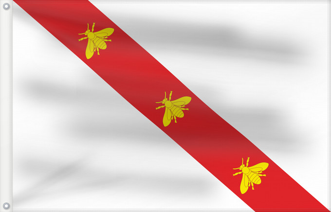 Drapeau, avec deux œillets métalliques et guindant renforcé : Elba Elba (Napoleonic) Elbe (Napoléonienne) Elba (Napoleónica) Elba (Napoleonisch) Napoleonica dell Isola d Elba