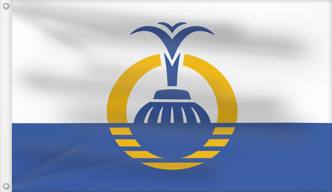 Drapeau, avec deux œillets métalliques et guindant renforcé : Orlando, Florida	Orlando, Floride