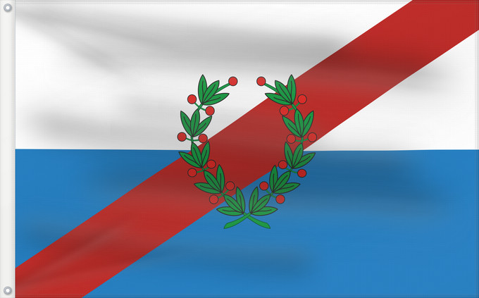 Drapeau, avec deux œillets métalliques et guindant renforcé : Provincia de La Rioja	La Rioja Province	province de La Rioja	provincia argentina de La Rioja	Rioja (Provinz)	La Rioja Province, Argentina