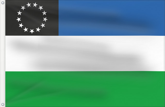Drapeau, avec deux œillets métalliques et guindant renforcé : Provincia del Río Negro	Río Negro Province, Argentina	Province de Río Negro	Provincia del Río Negro, Argentina	Río Negro (Provinz)