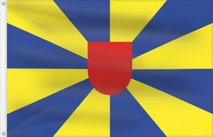 Bandera, con dos ojales metálicos y lado del asta reforzado: West Flanders	Flandre-Occidentale	 Flandes Occidental	Westflandern	Fiandre occidentali
