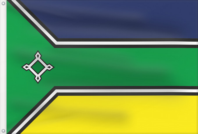Flag, with two metal eyelets and reinforced hoist: Amapá
