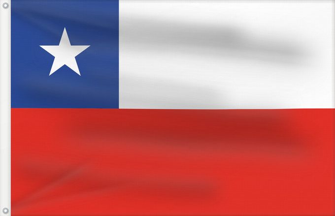 Drapeau, avec deux œillets métalliques et guindant renforcé : Chile	It is easy to put a border around this flag image	Chili	Cile	علم تشيلي	Национално знаме на Чили	ཅི་ལི། དར་ཆ།	Chilen	דגל צ ילה	チリの国旗	칠레의 국기	Флаг Чили	Čila	Chiles	Şili Cumhuriyeti	Прапор Чилі	​智利國旗