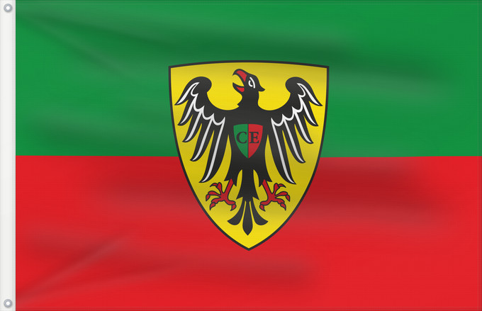Drapeau, avec deux œillets métalliques et guindant renforcé : Esslingen am Neckar (Region Stuttgart)