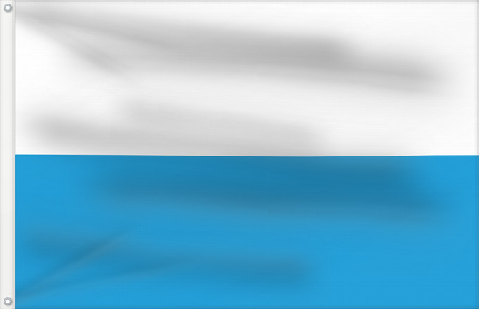 Bandera, con dos ojales metálicos y lado del asta reforzado: Bayern