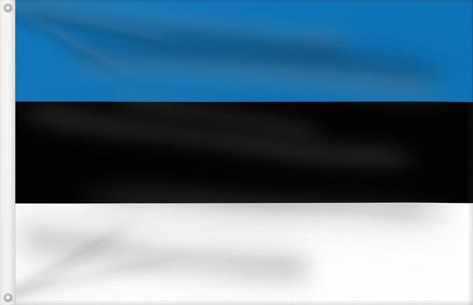 Drapeau, avec deux œillets métalliques et guindant renforcé : Estonia	L Estonie	Estland	Estone	Estónia	Estonii	Сцяг Эстоніі	Национално знаме на Естония	Estonská vlajka	Σημαία της Εσθονίας	Eesti lipp	پرچم کشور استونی	Viron	HEastóine	Észtország	エストニアの国旗	ესტონეთის დროშა	Estijos	Igaunijas	Знаме на Естонија	Estoniei	Флаг