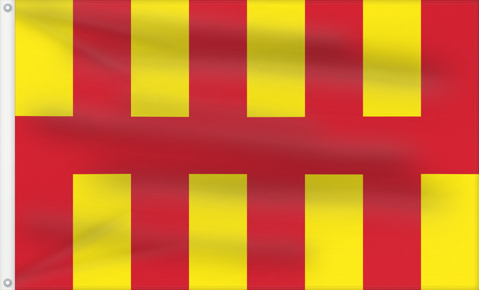 Flag, with two metal eyelets and reinforced hoist: Northumberland	Le Northumberland