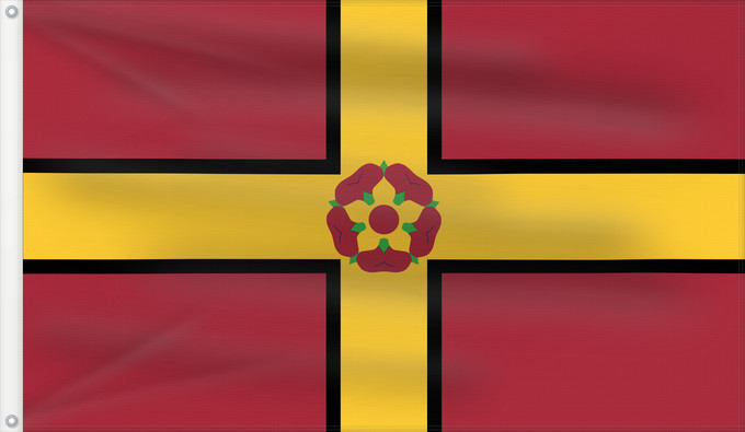 Bandera, con dos ojales metálicos y lado del asta reforzado: Northamptonshire	Historic county of Northamptonshire