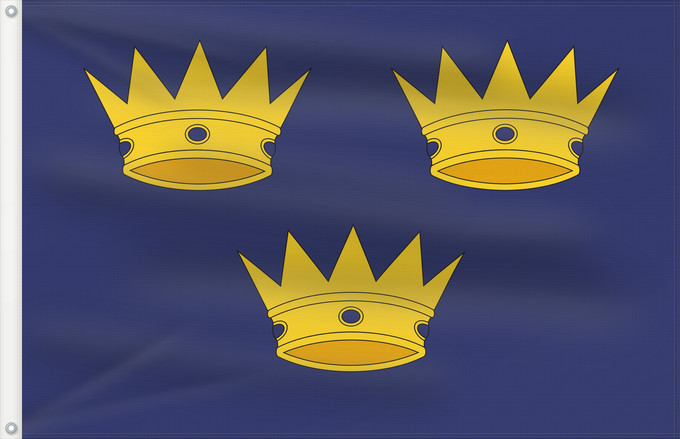 Bandera, con dos ojales metálicos y lado del asta reforzado: Munster