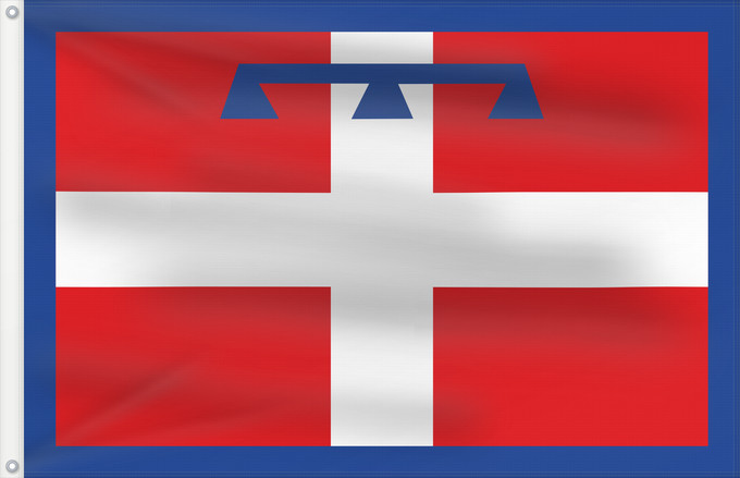 Drapeau, avec deux œillets métalliques et guindant renforcé : Piedmont This W3C-unspecified vector image was created with Inkscape Regione italiana Piemonte