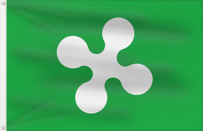 Drapeau, avec deux œillets métalliques et guindant renforcé : Lombardy	Italian region Lombardy	Lombardie	Lombardía	Lombardei	Regione italiana Lombardia