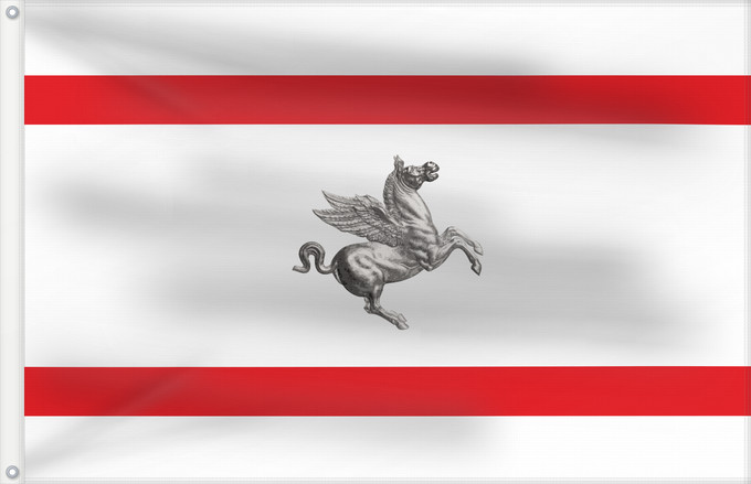 Drapeau, avec deux œillets métalliques et guindant renforcé : Tuscany	Italian region Tuscany	Toscane	Toscana	Regione italiana Toscana	Kan Tuscany