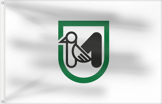 Drapeau, avec deux œillets métalliques et guindant renforcé : Marche	It is easy to put a border around this flag image	marche	Marcas	Italienischen Region Marken	Regione italiana Marche