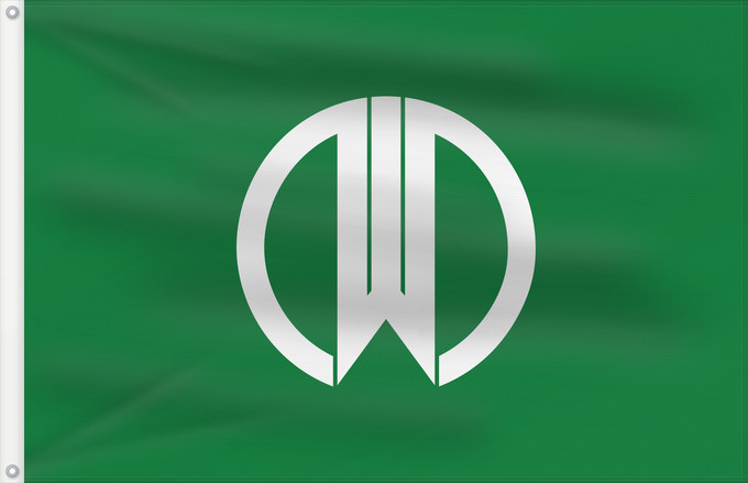 Drapeau, avec deux œillets métalliques et guindant renforcé : Yamagata
