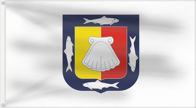 Drapeau, avec deux œillets métalliques et guindant renforcé : Baja California Sur Basse-Californie du Sud Baja California Sur