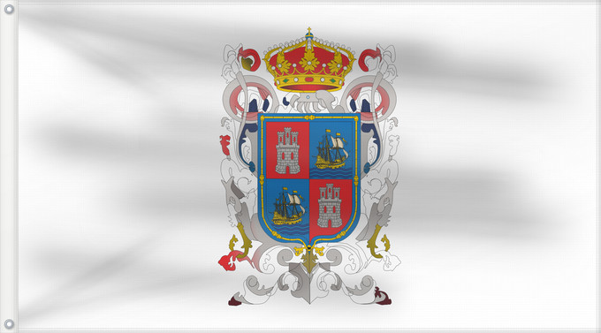 Drapeau, avec deux œillets métalliques et guindant renforcé : Campeche