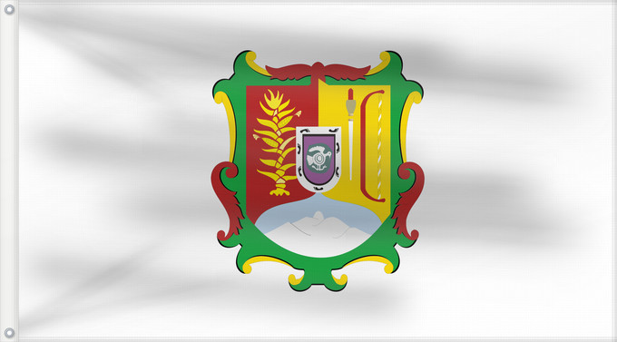 Flagge, mit zwei Metallösen und verstärktem Besatzband: Nayarit