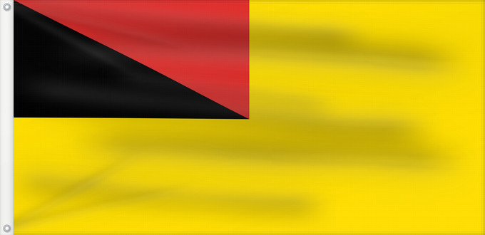 Flagge, mit zwei Metallösen und verstärktem Besatzband: Negeri Sembilan	Negeri Sembilan, a state of Malaysia
