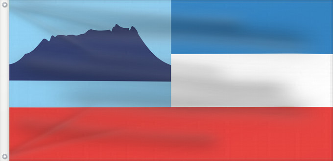 Flag, with two metal eyelets and reinforced hoist: Sabah Sabah Malaysian state Sabah