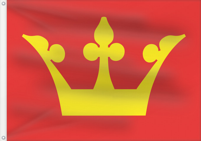 Flag, with two metal eyelets and reinforced hoist: Vestfold County of Vestfold, Norway comté de Vestfold