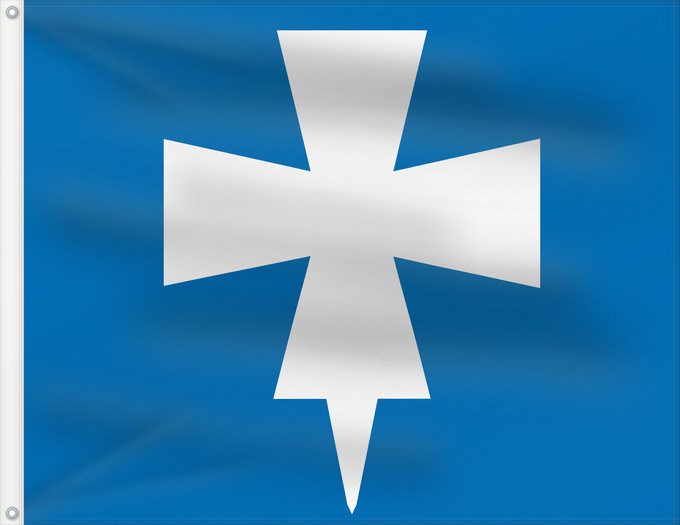 Bandera, con dos ojales metálicos y lado del asta reforzado: Rogaland	County of Rogaland, Norway	comté de Rogaland