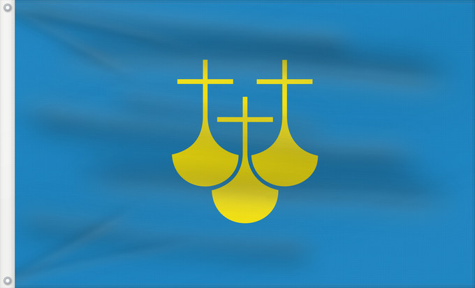 Flag, with two metal eyelets and reinforced hoist: Møre og Romsdal	Møre og Romsdal County, Norway	comté de Møre og Romsdal	More og Romsdal