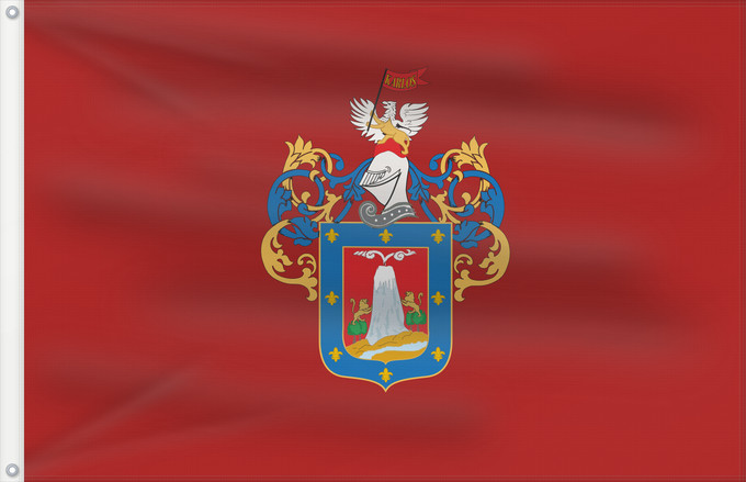 Flag, with two metal eyelets and reinforced hoist: Arequipa