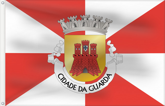 Drapeau, avec deux œillets métalliques et guindant renforcé : Guarda