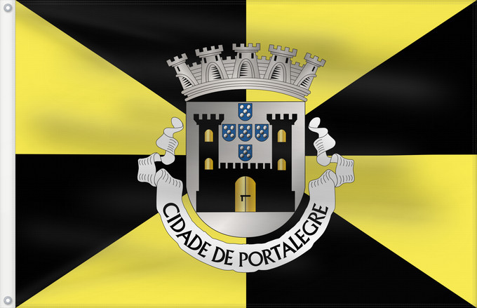 Flag, with two metal eyelets and reinforced hoist: Portalegre