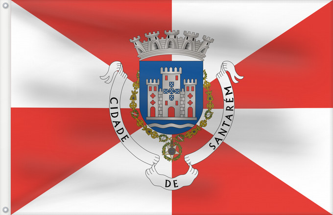Drapeau, avec deux œillets métalliques et guindant renforcé : Santarém