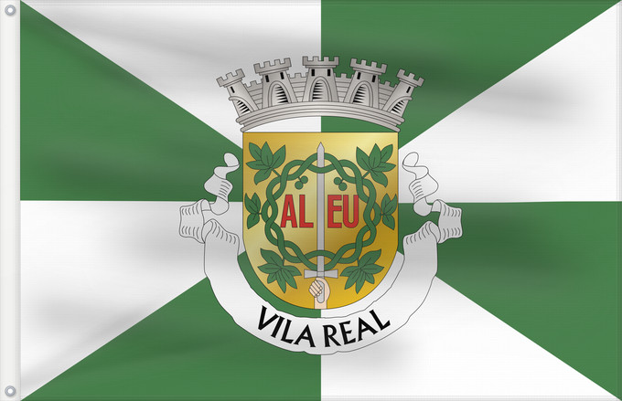 Drapeau, avec deux œillets métalliques et guindant renforcé : Vila Real