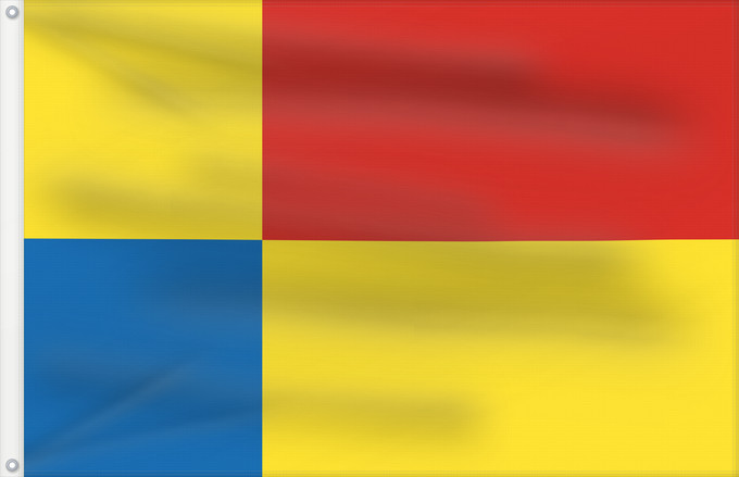 Drapeau, avec deux œillets métalliques et guindant renforcé : Kosicky vlajka Košice Region Région de Košice Región de Košice Košice (Region)