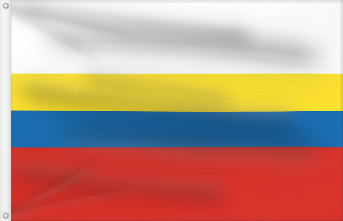 Drapeau, avec deux œillets métalliques et guindant renforcé : Presovsky vlajka Prešov Region Région de Prešov Región de Prešov Prešov