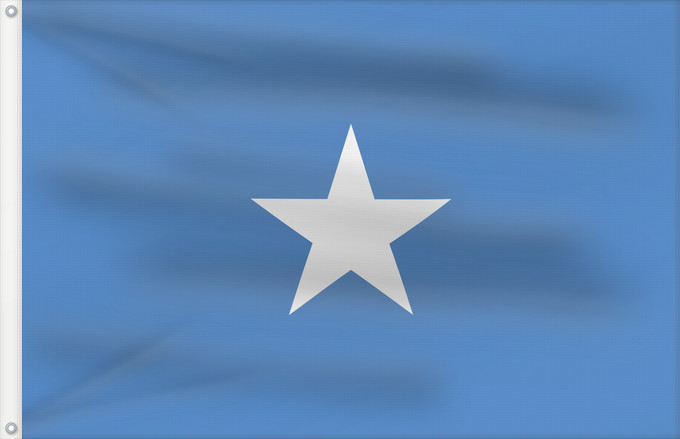 Drapeau, avec deux œillets métalliques et guindant renforcé : Somalia	Somalie	Somalië	علم الصومال	ソマリアの国旗	Прапор Сомалі