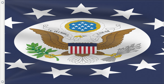 Bandera, con dos ojales metálicos y lado del asta reforzado: United States ambassador	US Ambassador to an accredited sovereign foreign government	Ambassadors of the United States	Ambasciatori degli Stati Uniti