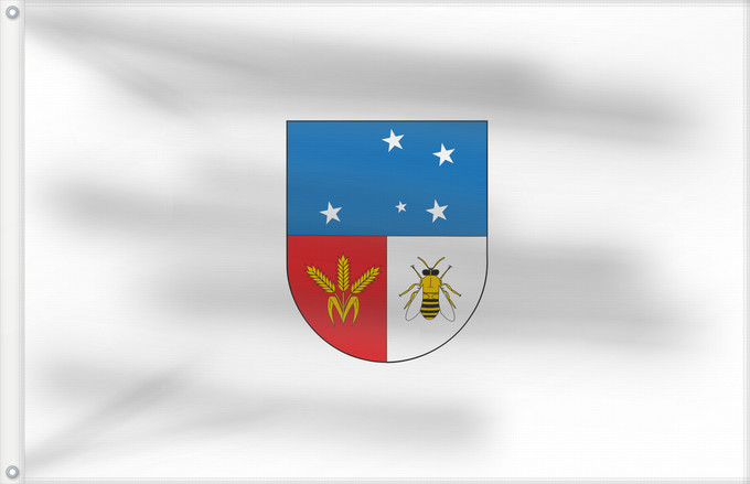 Drapeau, avec deux œillets métalliques et guindant renforcé : Colonia Department Colonia département de Colonia