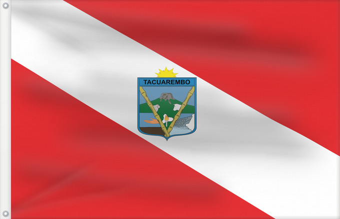 Drapeau, avec deux œillets métalliques et guindant renforcé : Tacuarembó