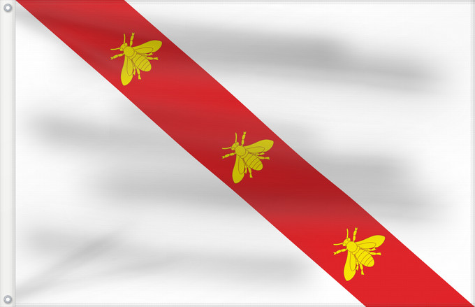 Drapeau, avec deux œillets métalliques et guindant renforcé : Elba Elba (Napoleonic) Elbe (Napoléonienne) Elba (Napoleónica) Elba (Napoleonisch) Napoleonica dell Isola d Elba