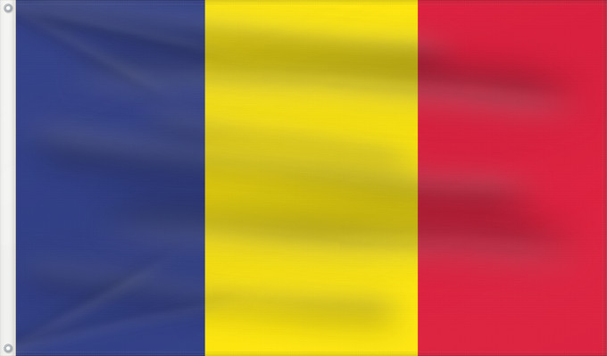 Bandera, con dos ojales metálicos y lado del asta reforzado: Andorra  civil	Andorra - civil version	Andorre	Andorra