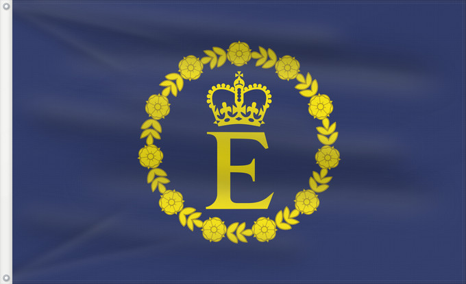 Bandera, con dos ojales metálicos y lado del asta reforzado: EIIR	Unofficial dimensions